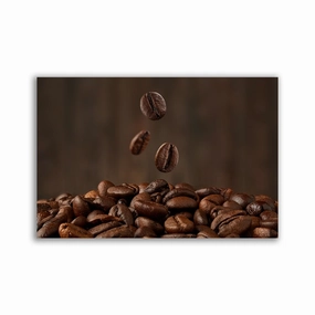 Coffee Beans framed mural artwork