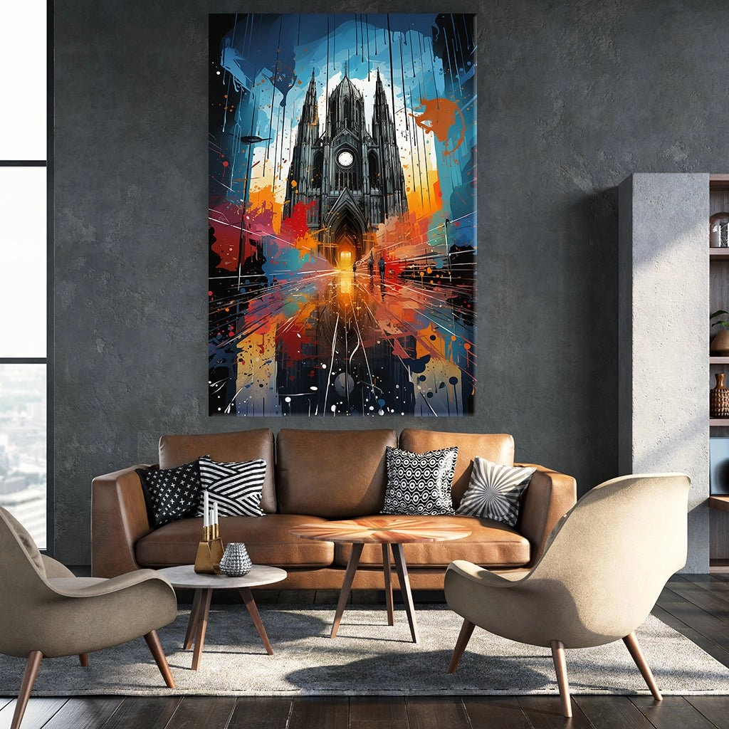 Cologne Cathedral Pop Art by Catill 