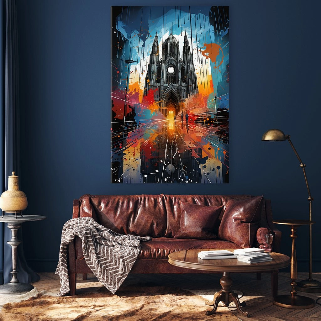 Cologne Cathedral Pop Art by Catill 