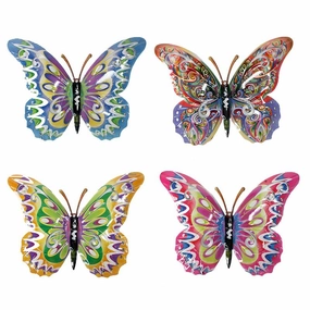 Color Burst Butterfly - Metal Wall Decor wall pendant decor