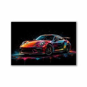 Color Rush No1 by Adrian Vieriu framed mural artwork