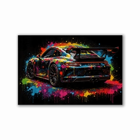 Color Rush No2 by Adrian Vieriu framed mural artwork