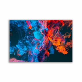 Color Smoke framed mural artwork