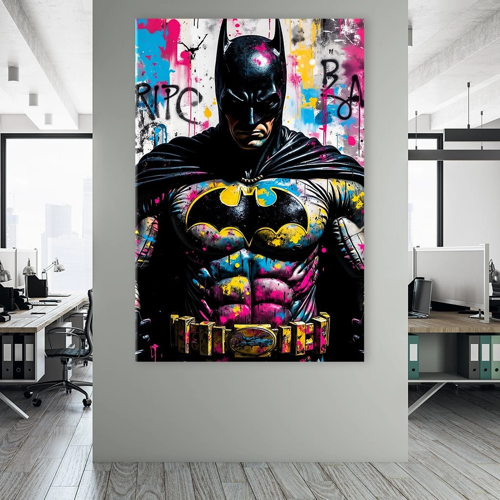 Colored Batman by Adrian Vieriu