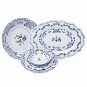 Colorful Floral Melamine Collection cute desktop display