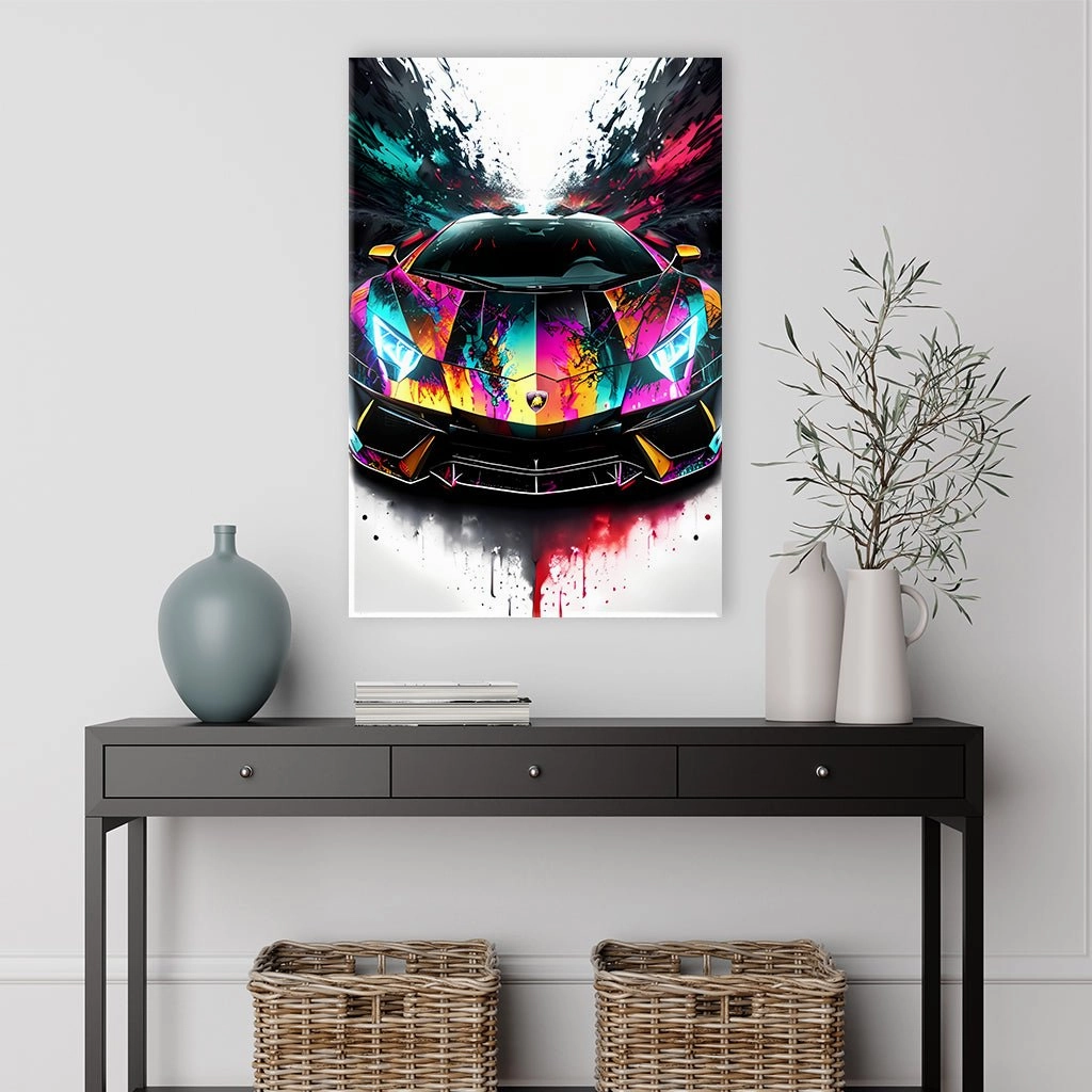 Colorful Lambo No1 by Adrian Vieriu 
