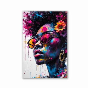 Colorful Vision by Adrian Vieriu framed mural artwork