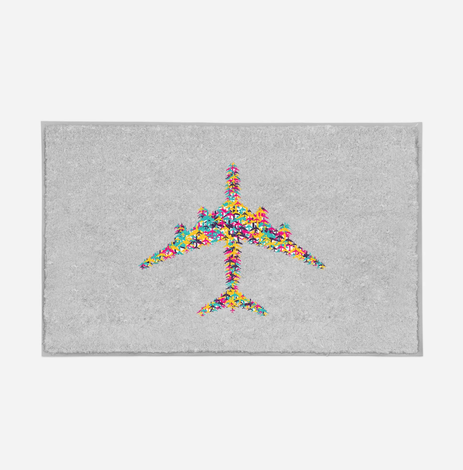 Colourful Airplane Designed Door Mats