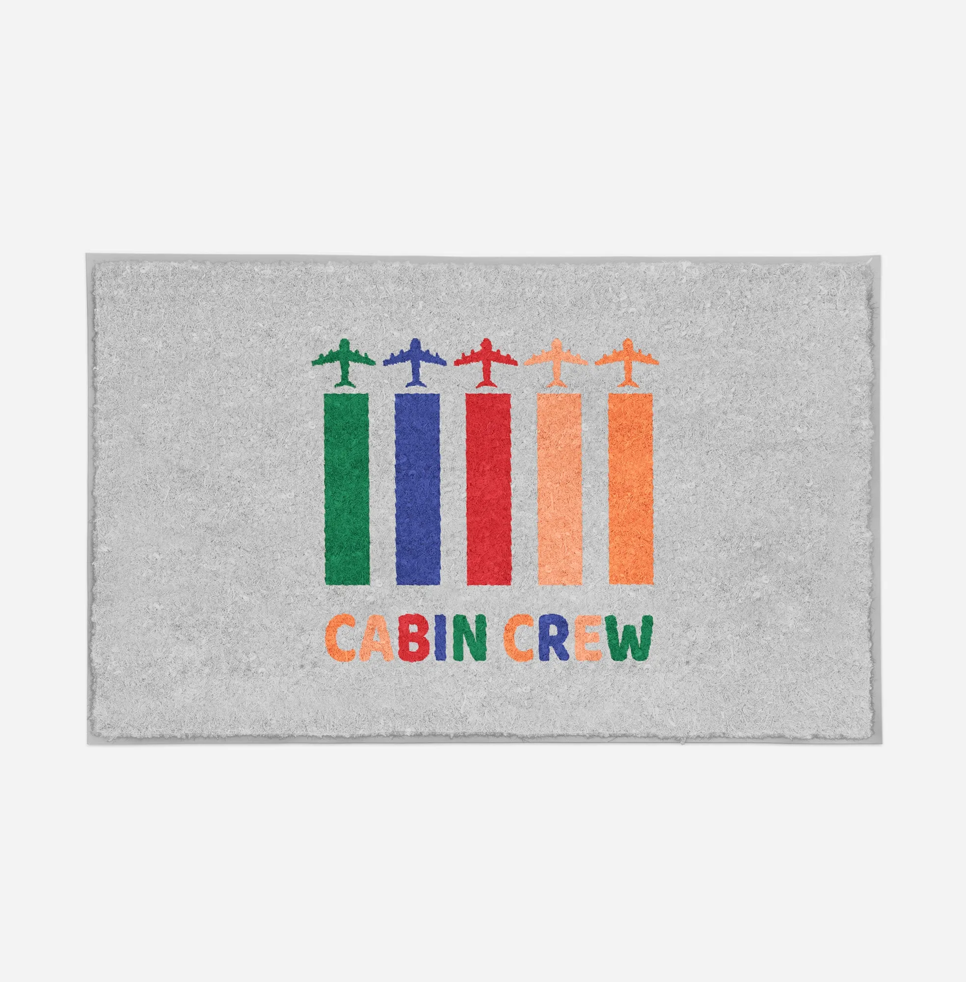 Colourful Cabin Crew Designed Door Mats