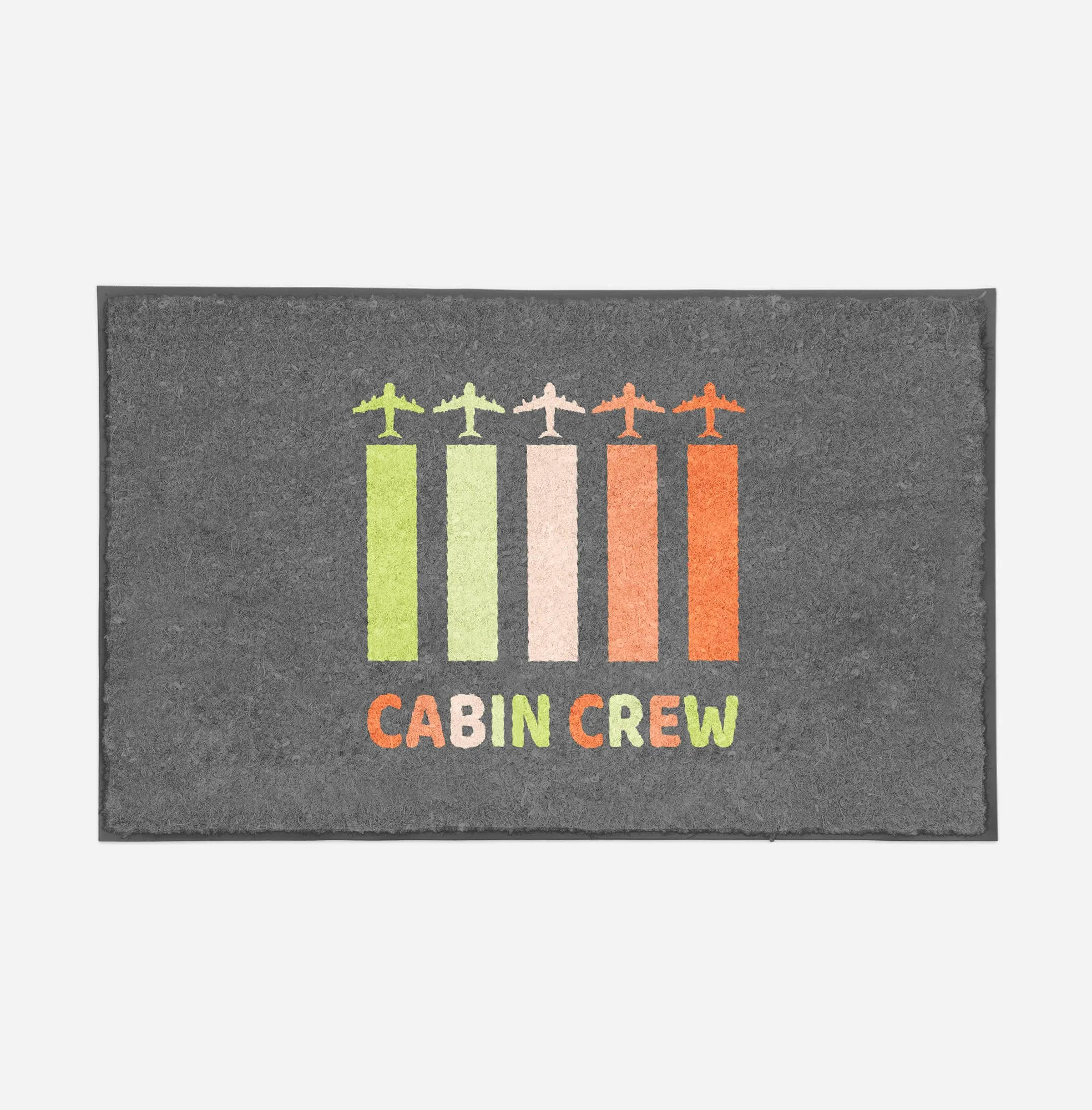 Colourful Cabin Crew Designed Door Mats