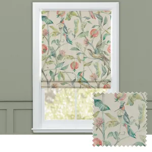 Colyford Printed Cotton Made to Measure Roman Blinds Pomegranate chic floor carpet  