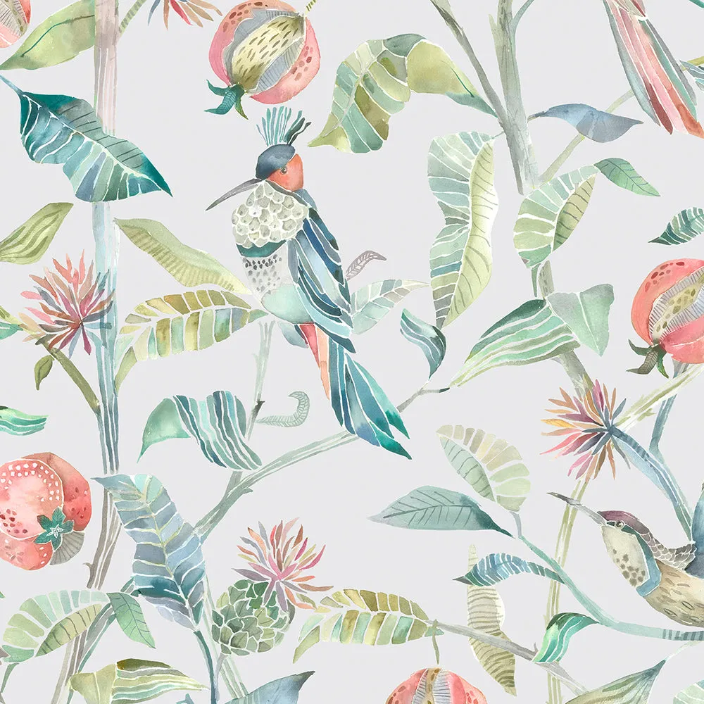Colyford Printed Cotton Made to Measure Roman Blinds Pomegranate