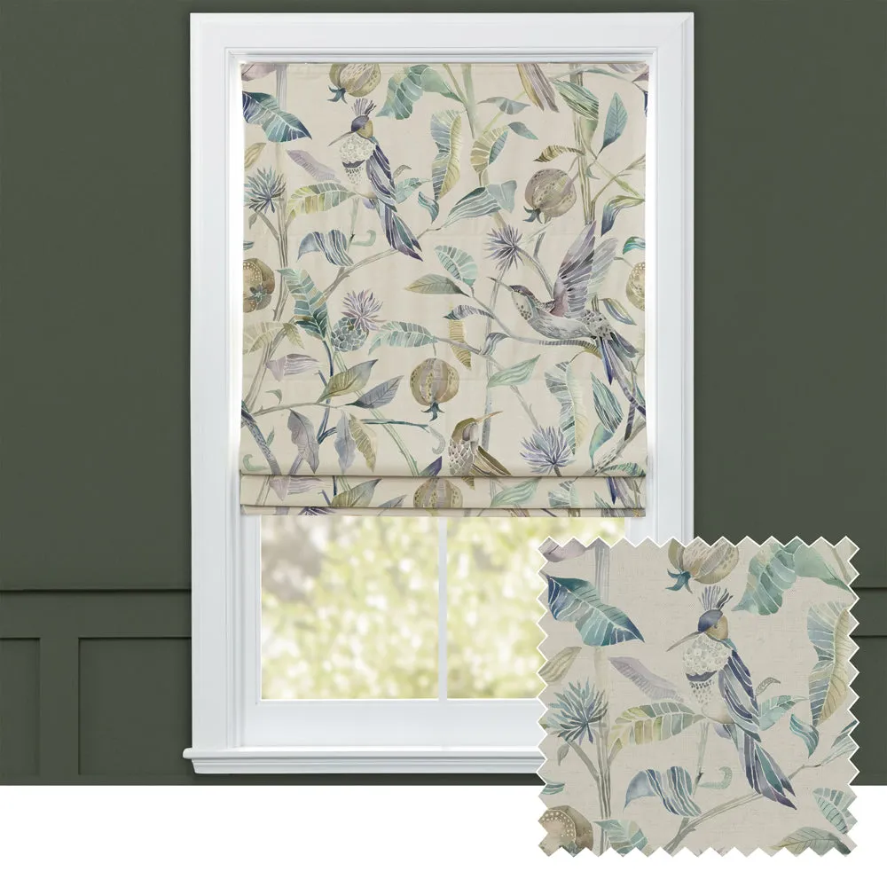 Colyford Printed Cotton Made to Measure Roman Blinds Skylark modern fashion rug  