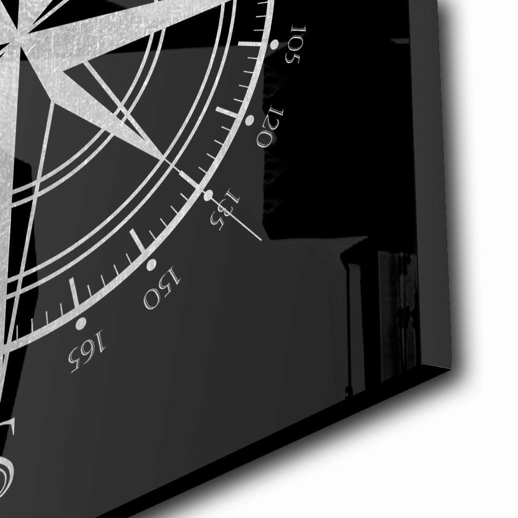 Compass Silver on Acrylic