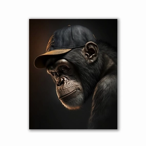 Cool Ape by Zenzdesign framed mural artwork