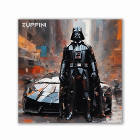 Cool Vader by Zuppini framed mural artwork