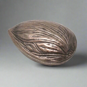 Copper almond box decorative home ornament