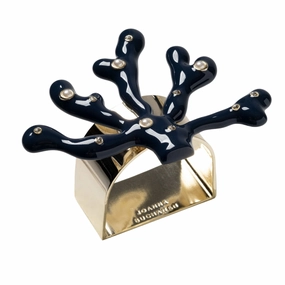 Coral Napkin Rings, Navy, Set of Four cute desktop display