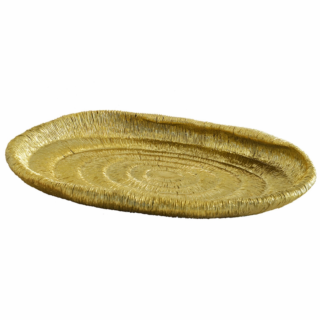 Coral platter gold