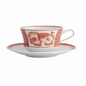 Coralina Tea Cup and Saucer cute desktop display