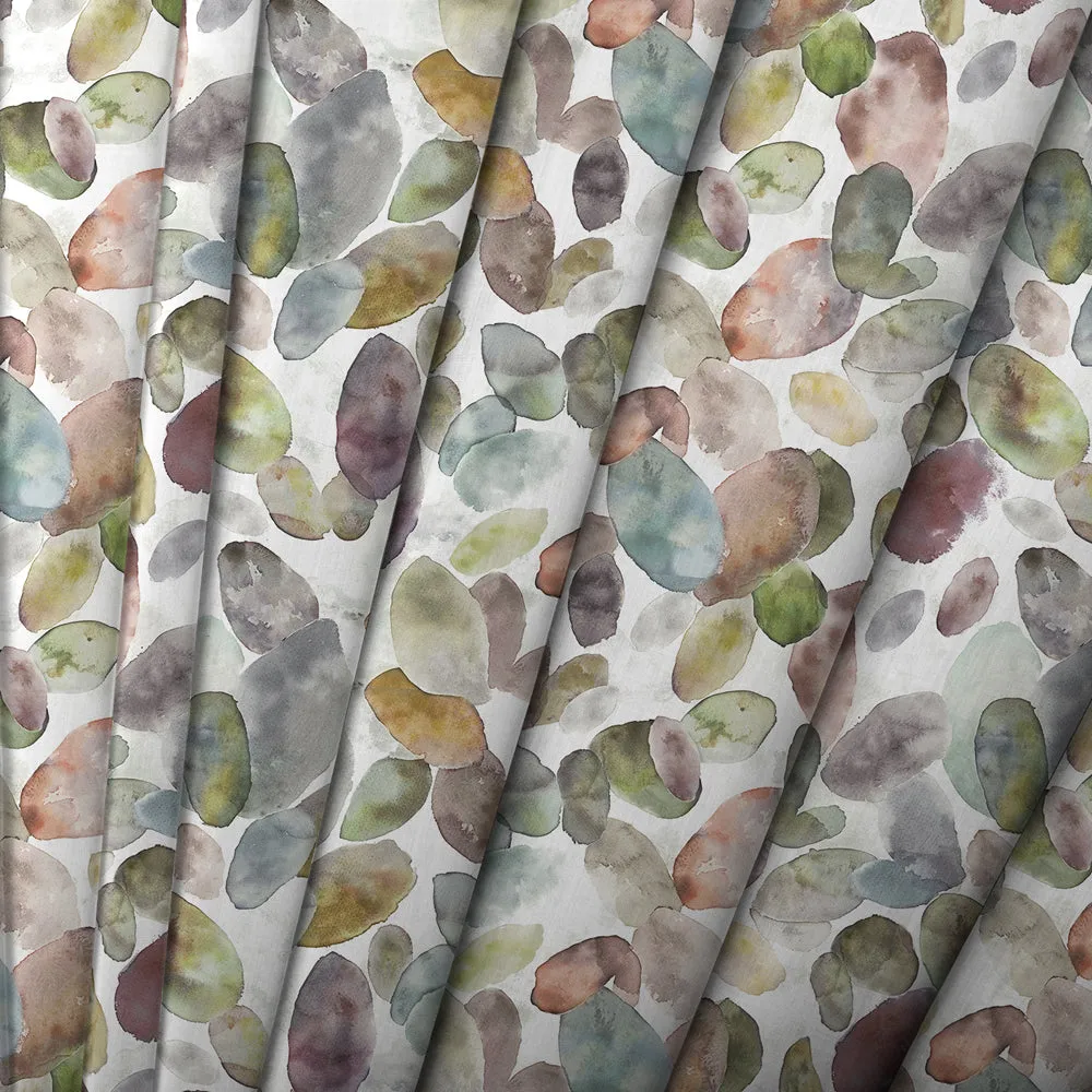 Correa Cream Printed Made to Measure Curtains Cloud