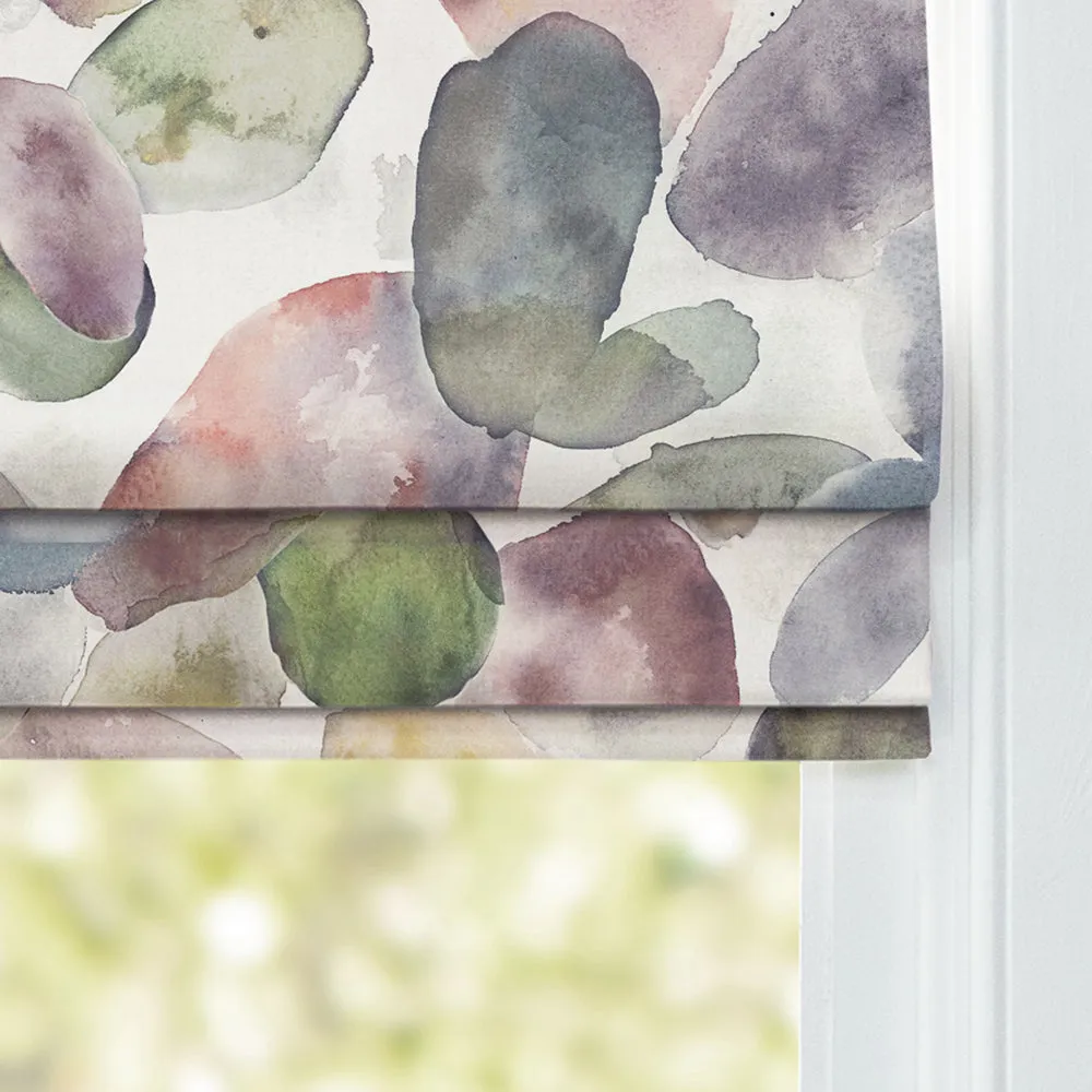 Correa Printed Cotton Made to Measure Roman Blinds Cloud/Cream