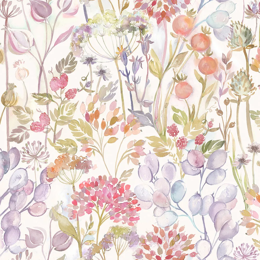 Country Hedgerow Printed Cotton Made to Measure Roman Blinds Autumn