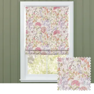 Country Hedgerow Printed Cotton Made to Measure Roman Blinds Autumn/Cream chic floor carpet  