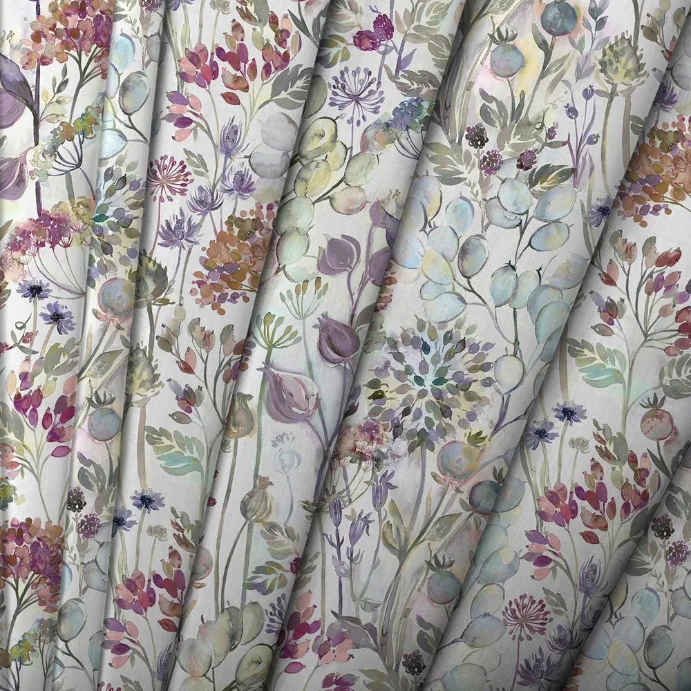 Country Hedgerow Printed Cotton Made to Measure Roman Blinds Bloom/Cream