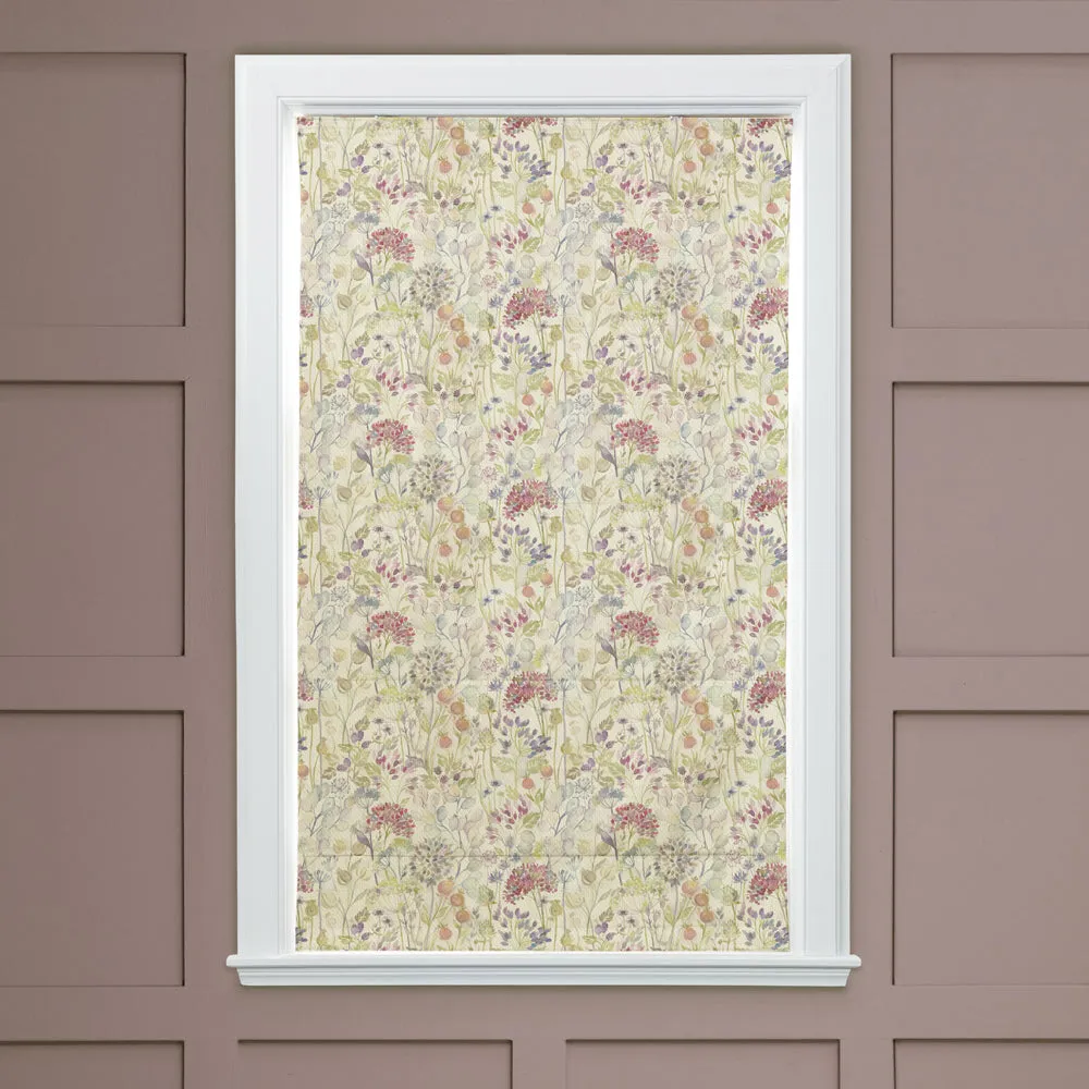 Country Hedgerow Printed Cotton Made to Measure Roman Blinds Classic
