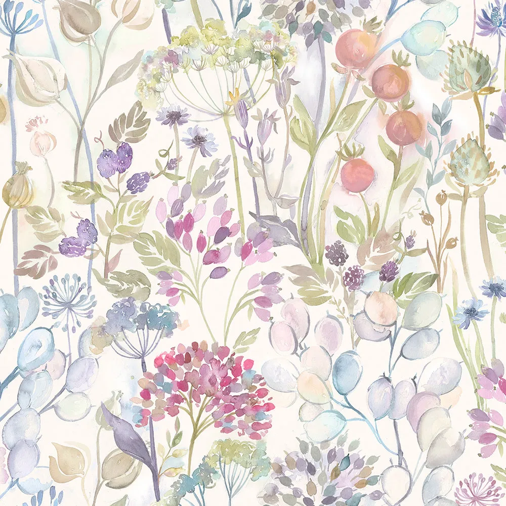 Country Hedgerow Printed Cotton Made to Measure Roman Blinds Classic