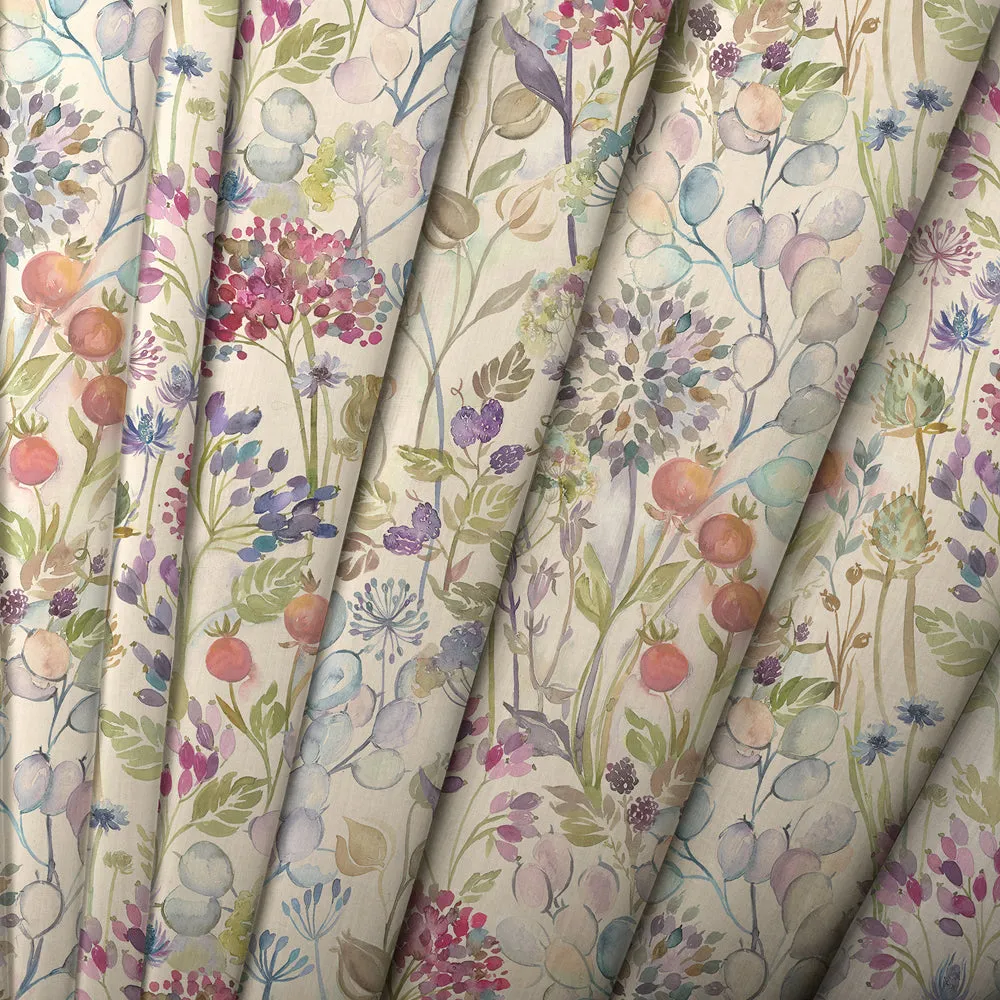 Country Hedgerow Printed Cotton Made to Measure Roman Blinds Classic