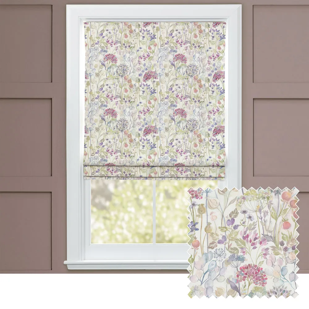 Country Hedgerow Printed Cotton Made to Measure Roman Blinds Classic/Cream chic floor carpet  