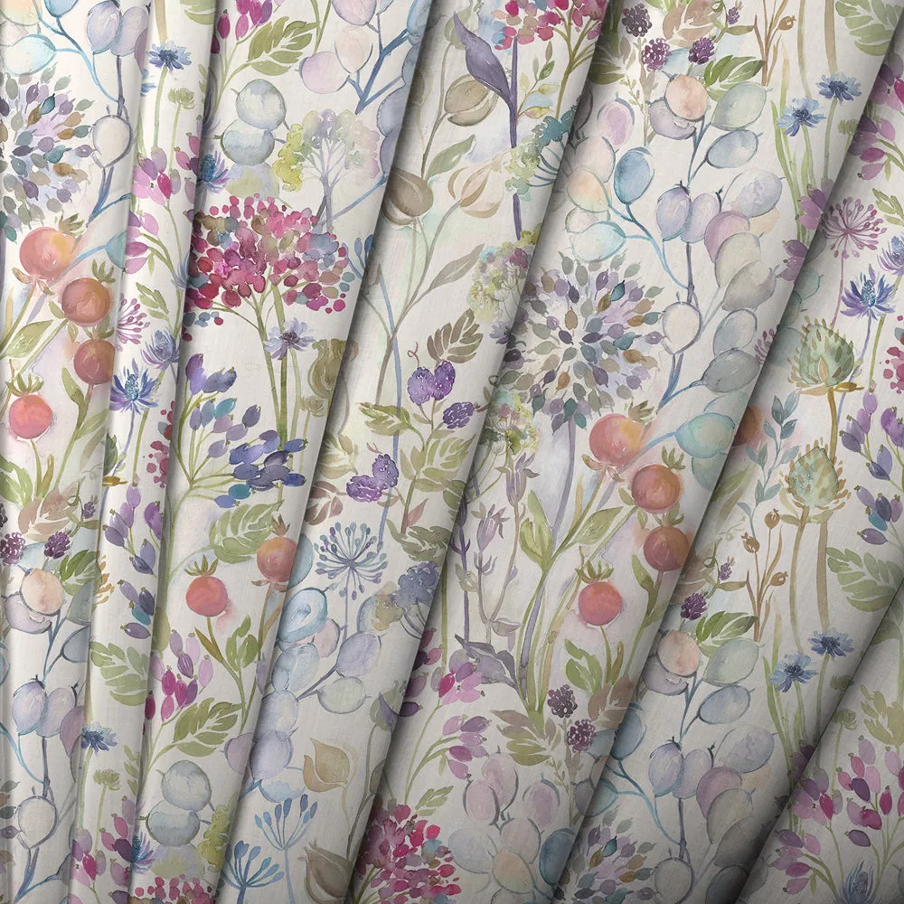 Country Hedgerow Printed Cotton Made to Measure Roman Blinds Classic/Cream