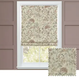 Country Hedgerow Printed Cotton Made to Measure Roman Blinds Dawn chic floor carpet  