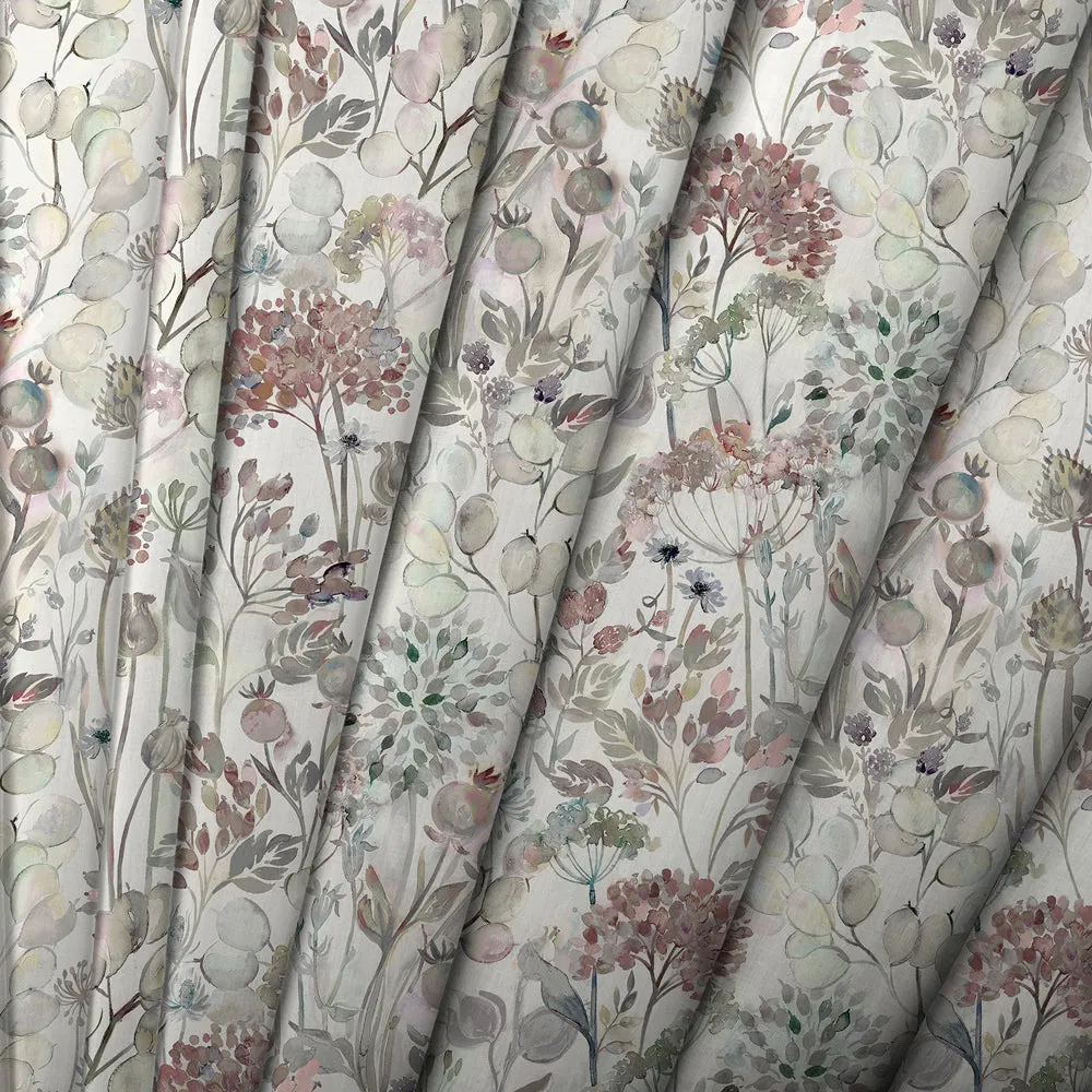 Country Hedgerow Printed Cotton Made to Measure Roman Blinds Dawn/Cream