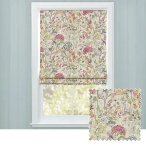 Country Hedgerow Printed Cotton Made to Measure Roman Blinds Lotus chic floor carpet  