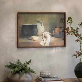 Country Kitchen Pot Framed Wall Art 70cm modern mural painting