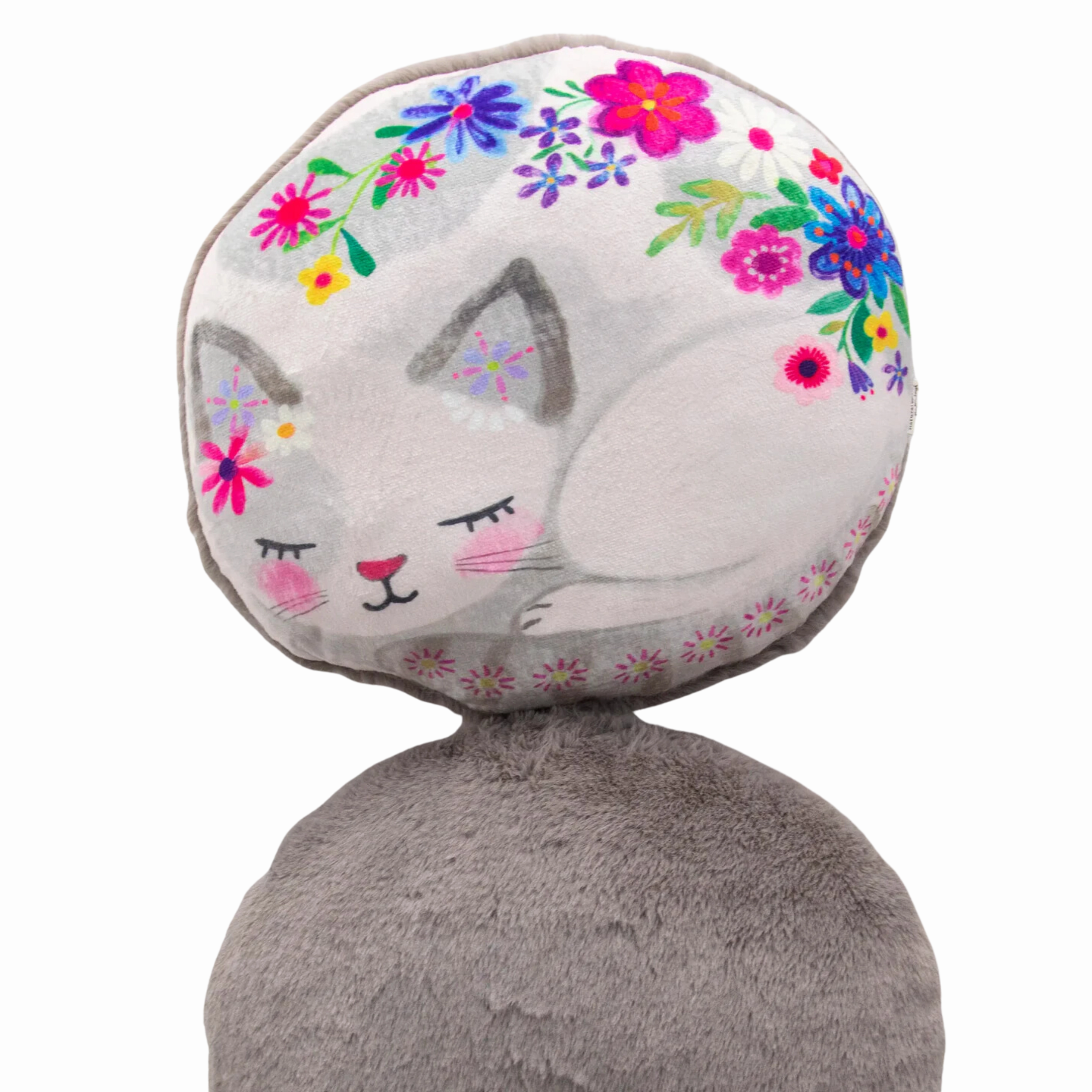 Cozy Weighted Pillow - Cat minimalist art object  