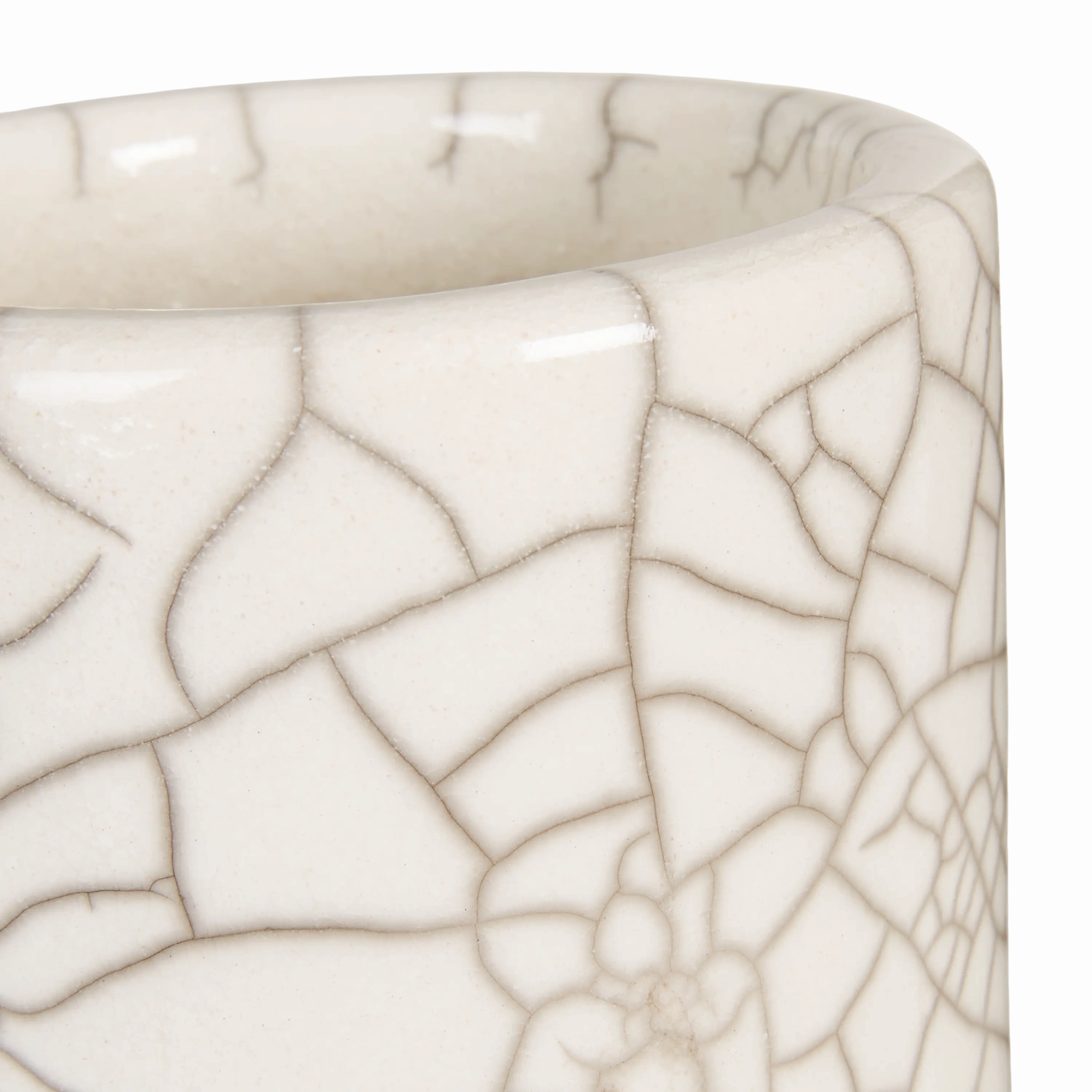 Crackle Cylinder Vase