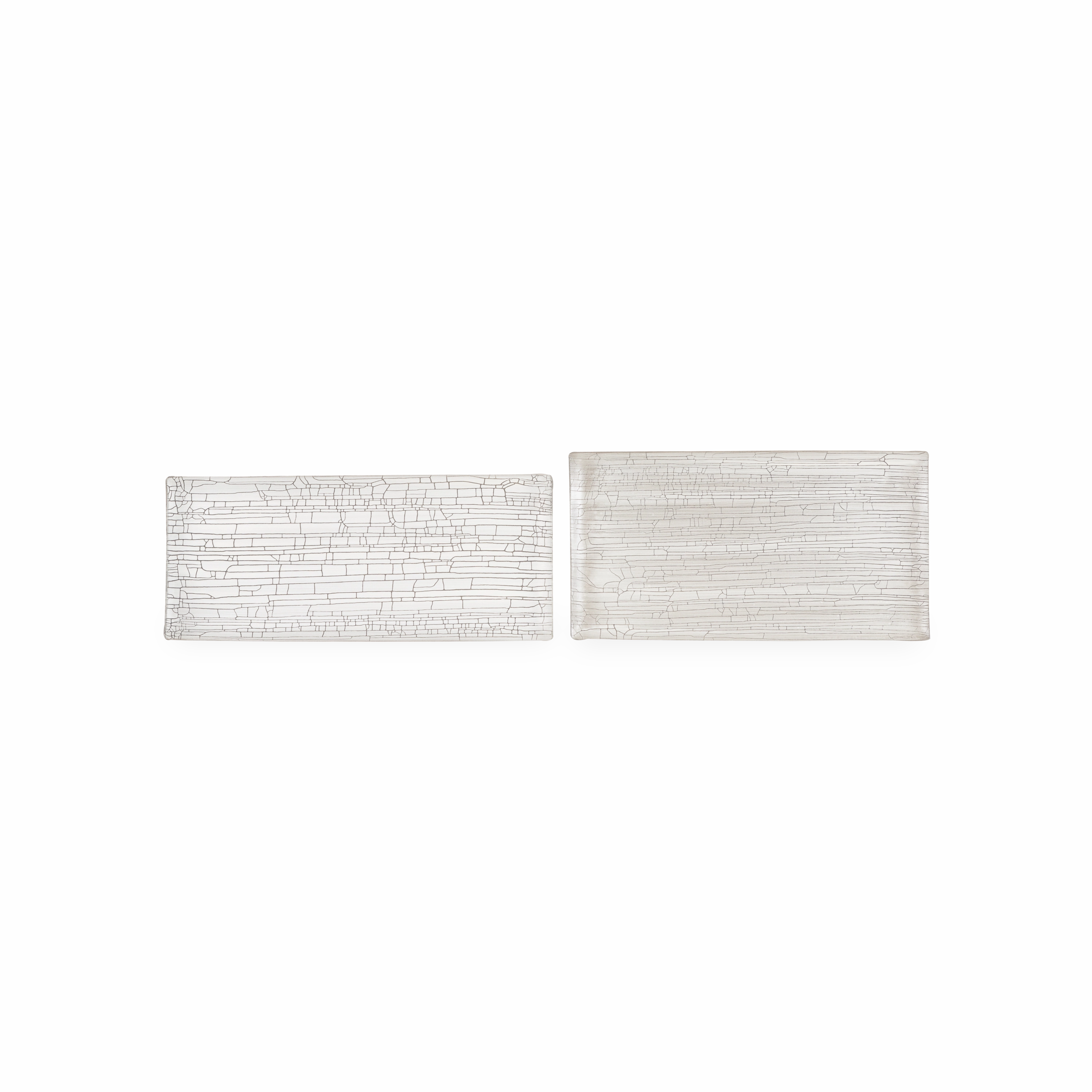 Crackle Rectangular Tray