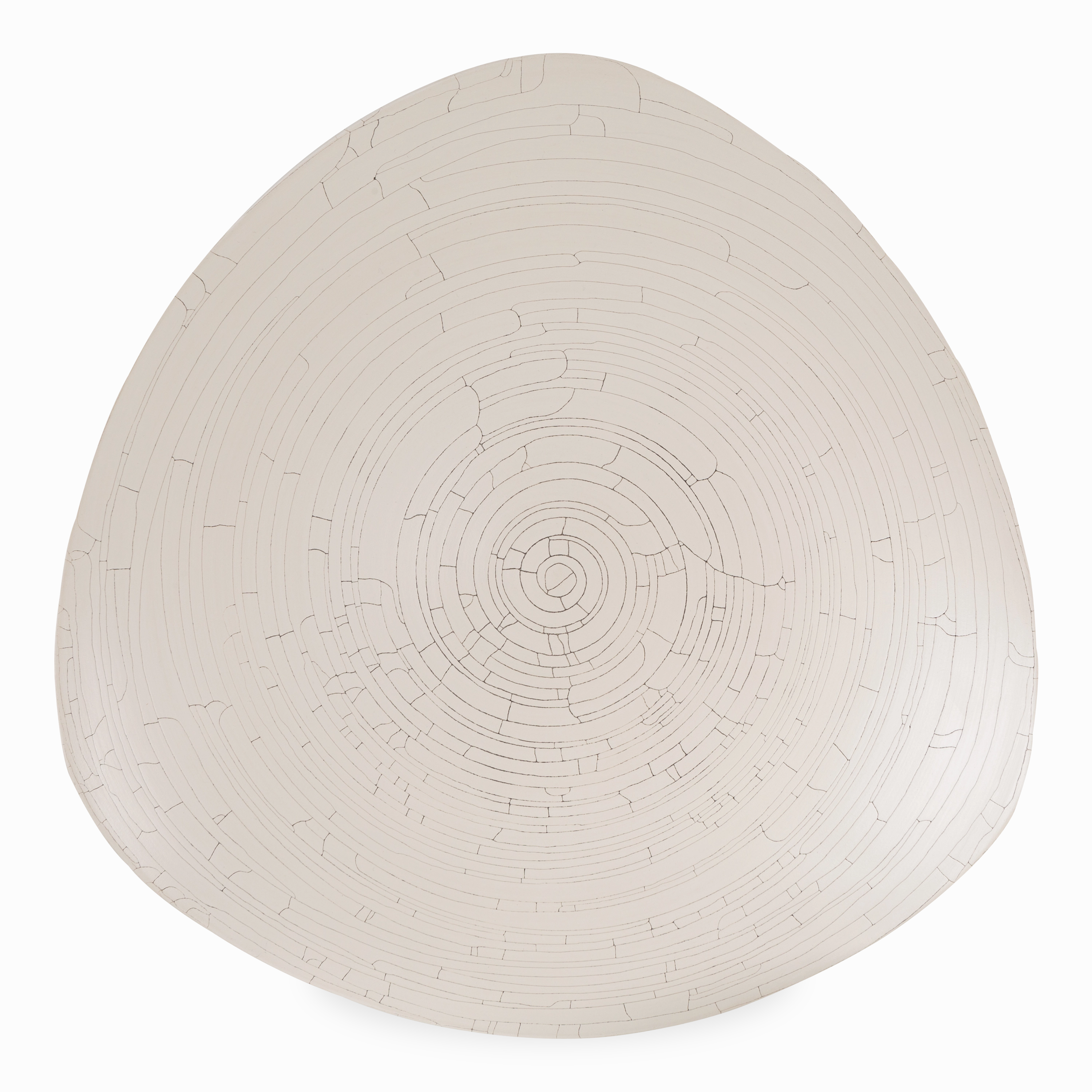 Crackle Triangolo Platter
