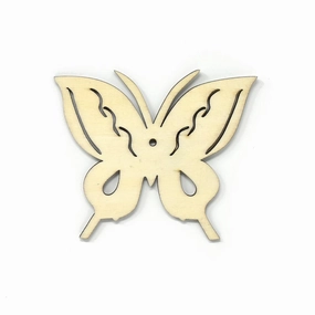 Craft Wood Laser Cut Wood Butterfly, Natural, 3-Inch, 4-Count wooden room decoration