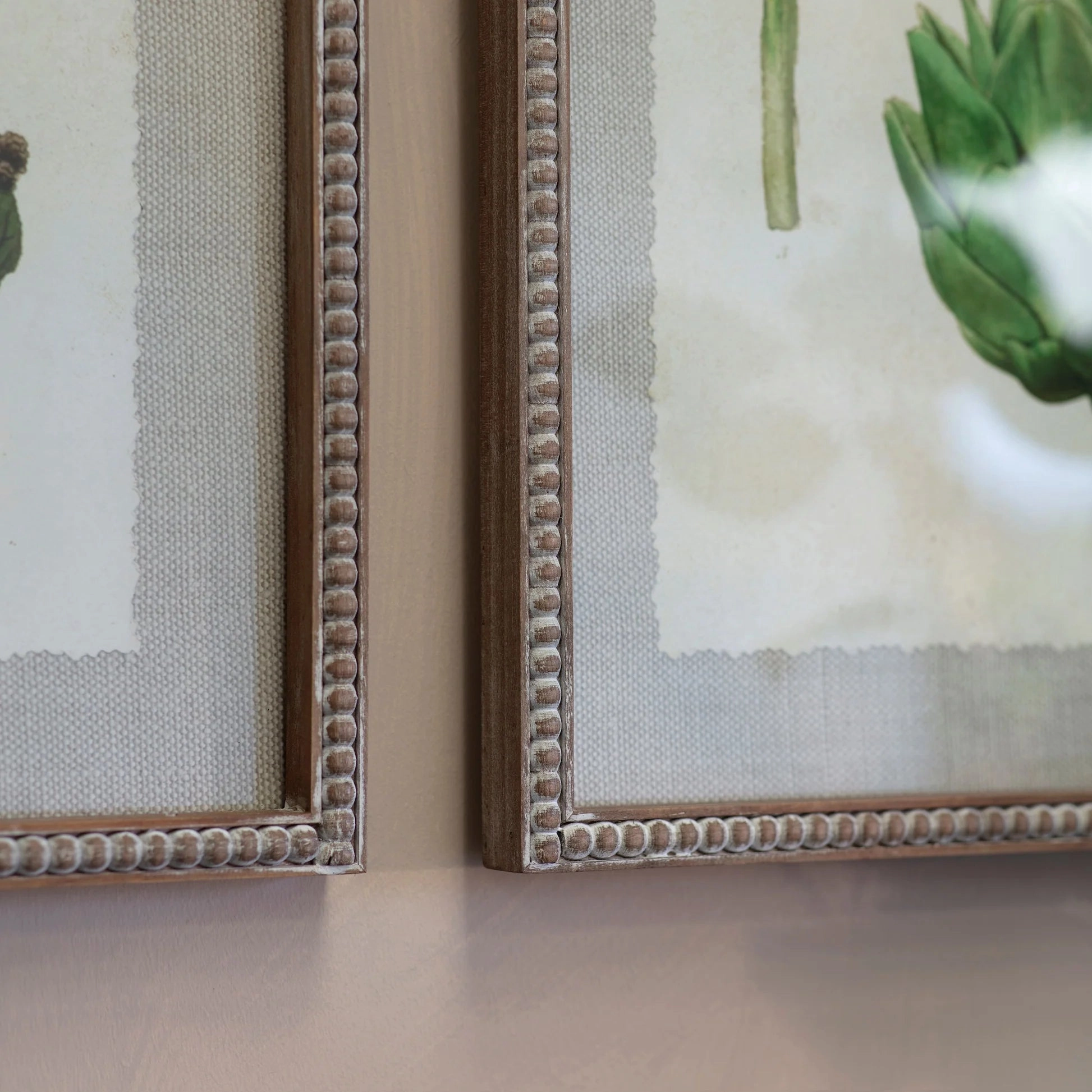 Croston Set of Two Asparagus and Artichoke Framed Prints 70cm