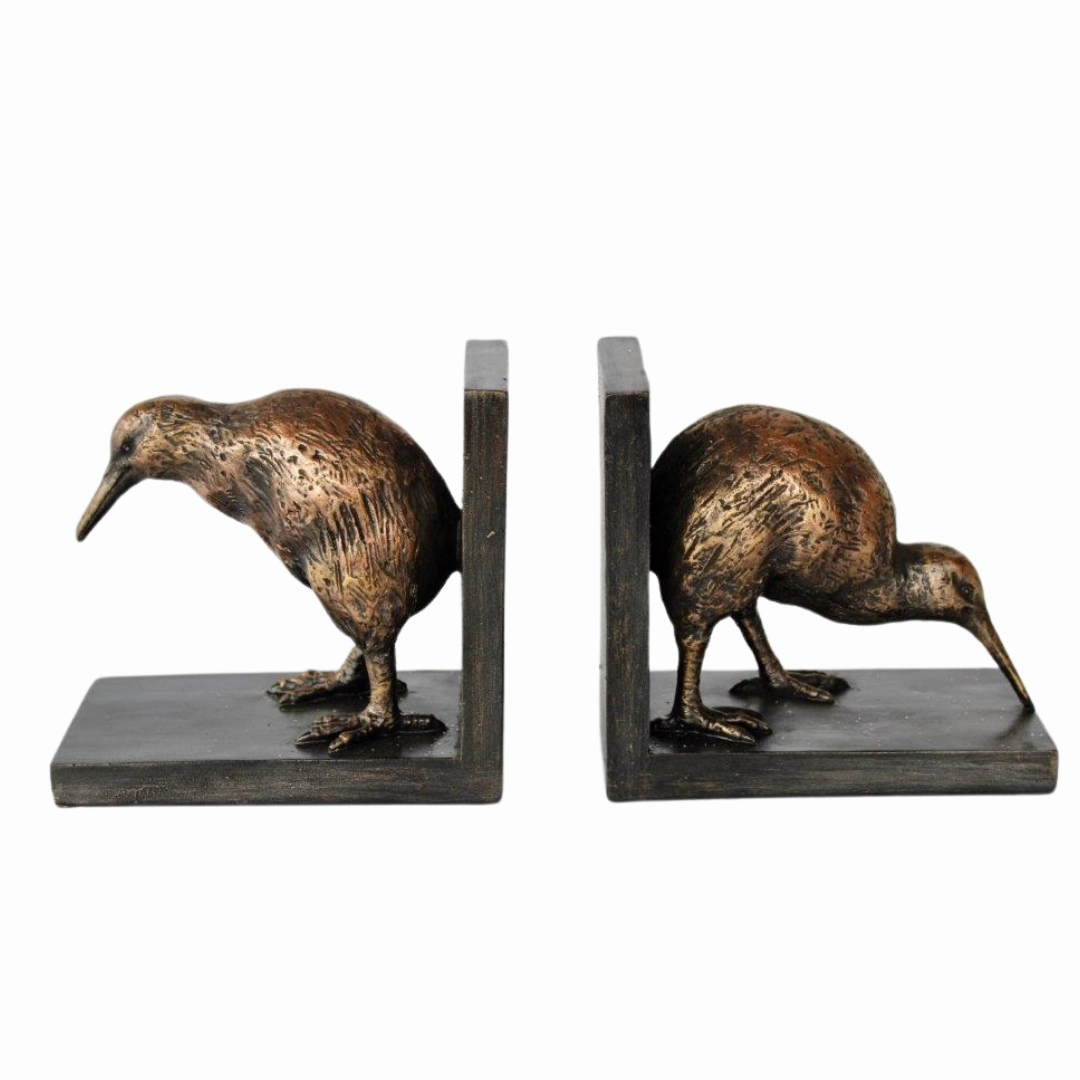 CURLEW BIRD PAIR OF BOOKENDS 16X17CM decorative home ornament