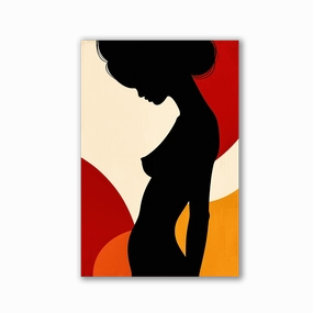 Curves by Adrian Vieriu framed mural artwork