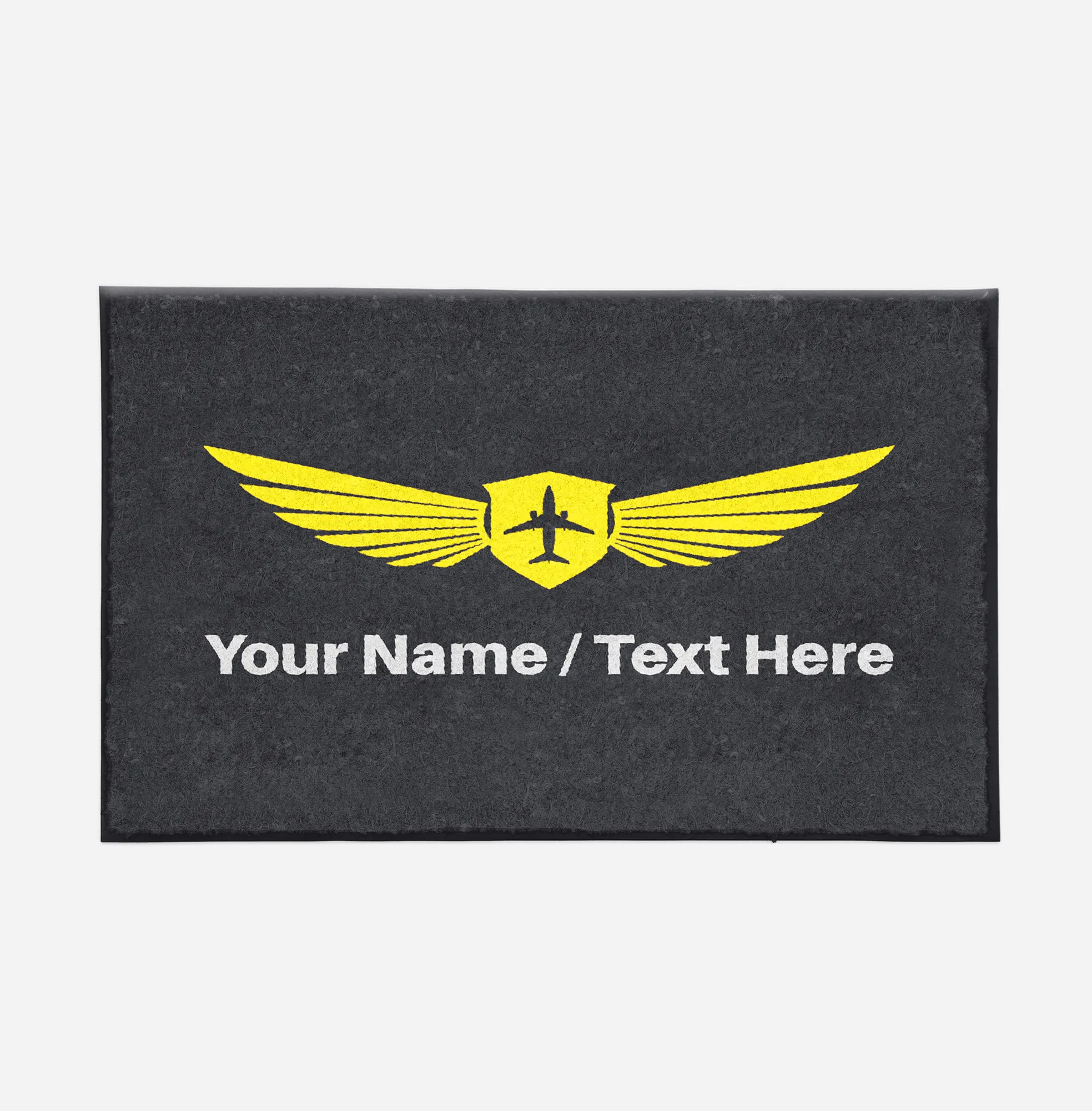 Customizable Name & Badge Designed Door Mats
