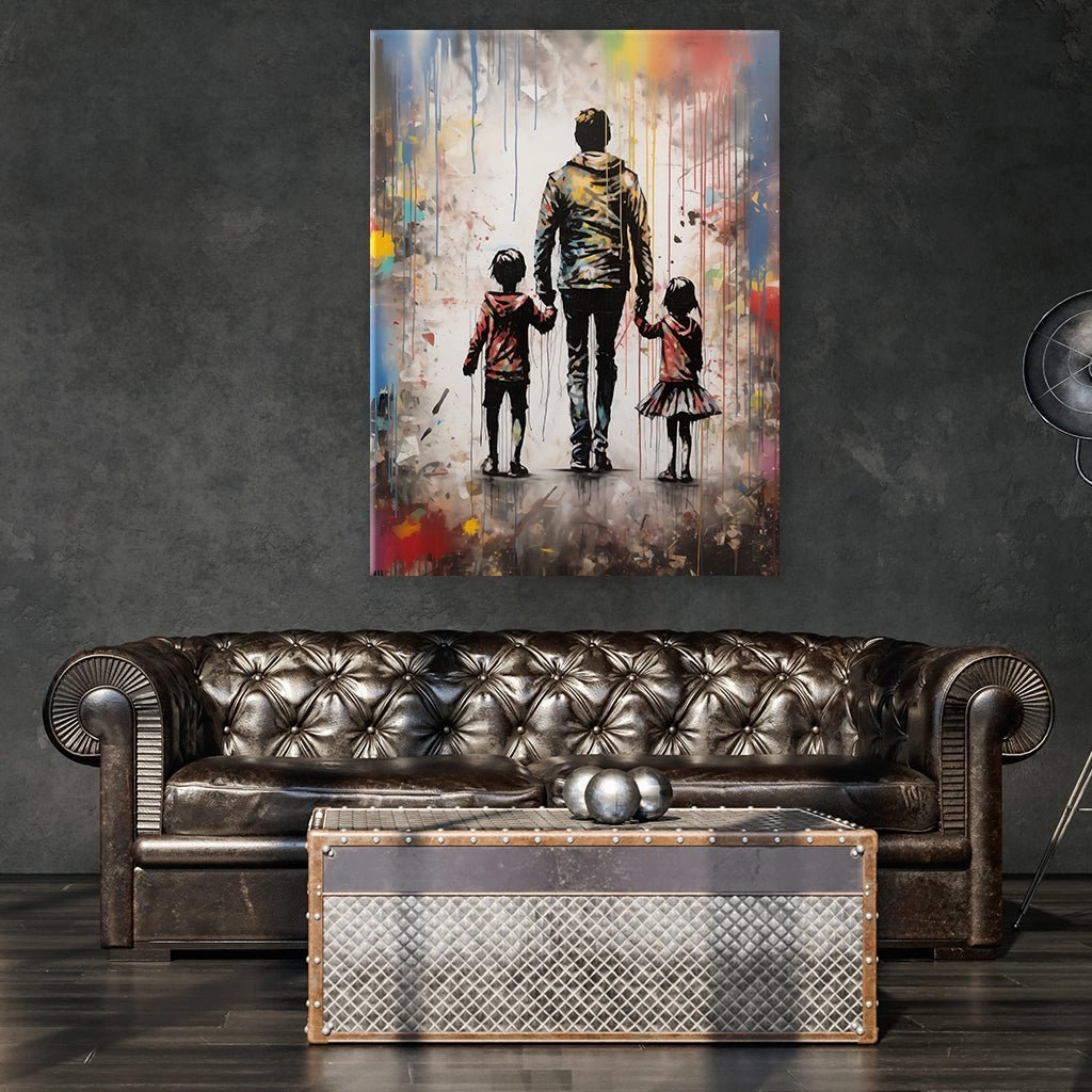 Dad Love x Banksy by Daniel Decker