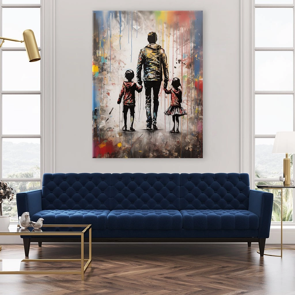 Dad Love x Banksy by Daniel Decker