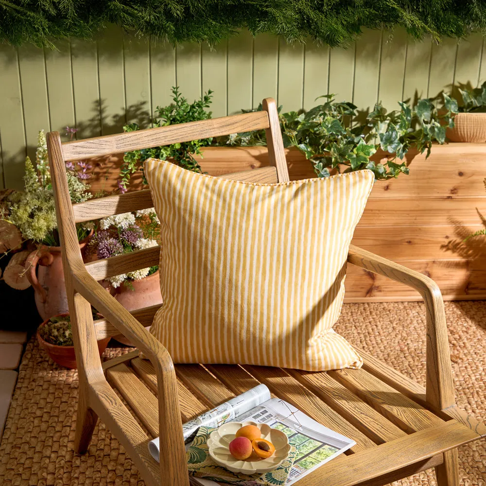 Daffodil Printed Outdoor Cushion Yellow
